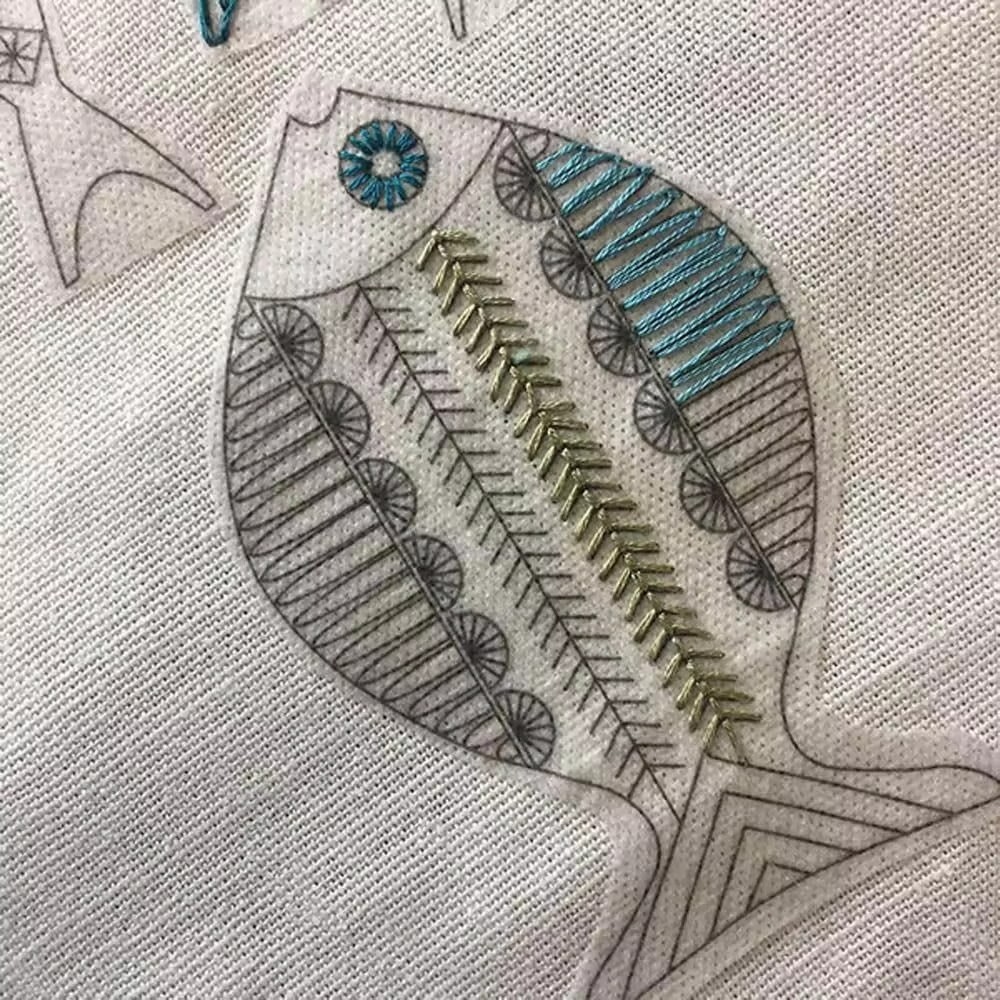 DIY Water Soluble Embroidery T - Embroidery Guide Book avaliação e preço