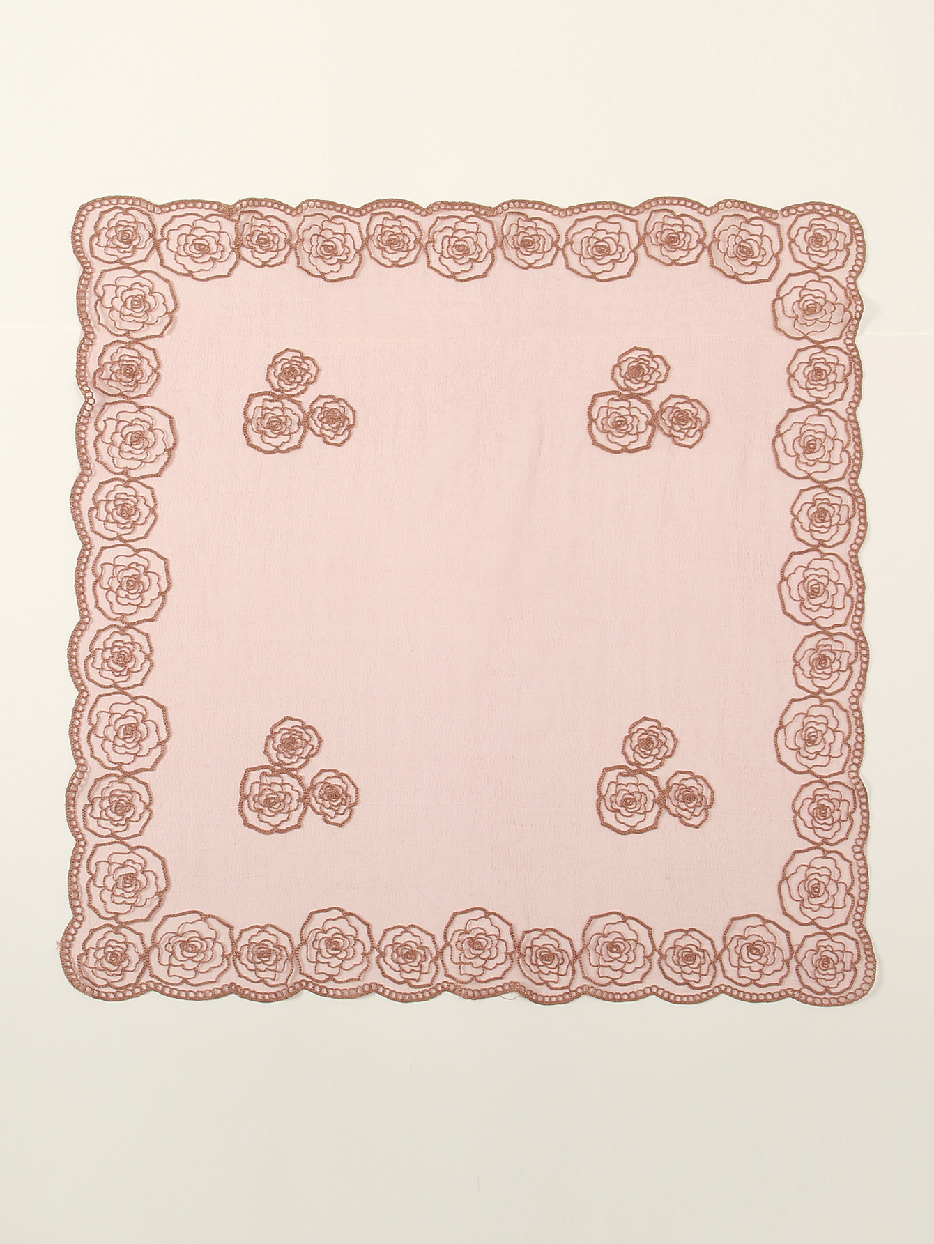 80*80cm Lace Square Bandanas S - Embroidery Net Dress avaliação e preço