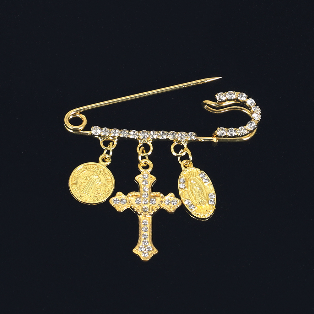 Religion Crystal Diamond Brooc - Embroidery Icon avaliação e preço