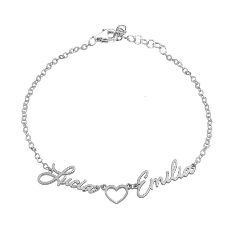 Custom 1-3 Names Bracelet Pers - Embroidery Charm avaliação e preço
