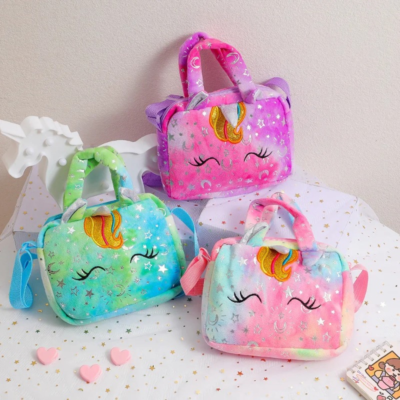 Sweet Unicorn Handbags For Gir - Embroidery Love avaliação e preço
