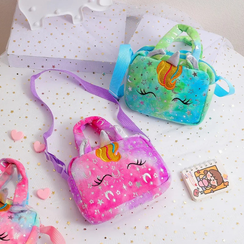 Sweet Unicorn Handbags For Gir - Embroidery Love avaliação e preço