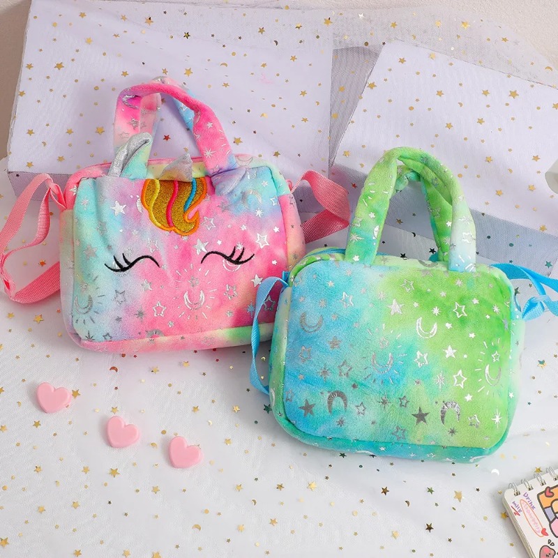 Sweet Unicorn Handbags For Gir - Embroidery Love avaliação e preço