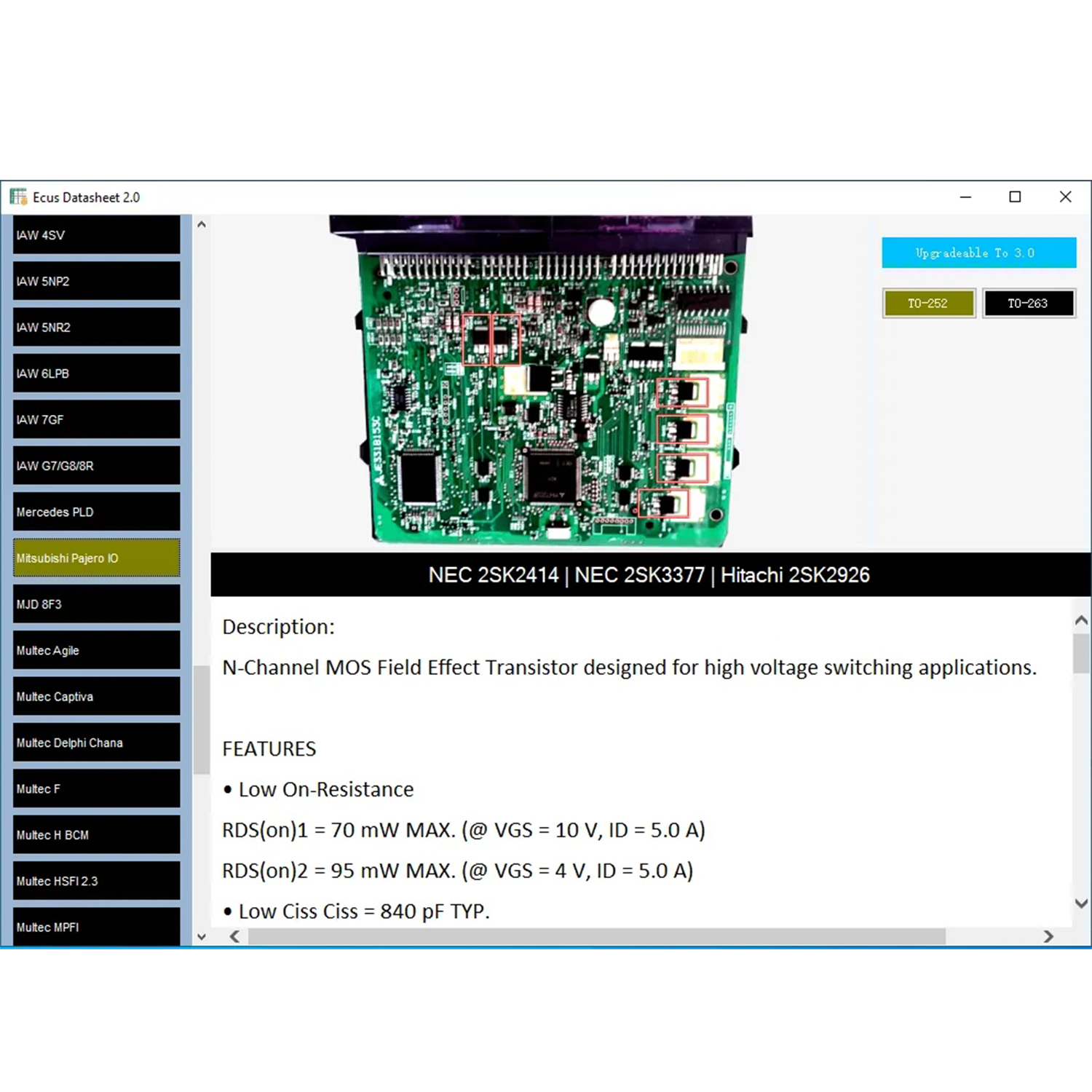 Ecus Datasheet 2.0 ECU Repair  - Embroidery Legacy Software avaliação e preço