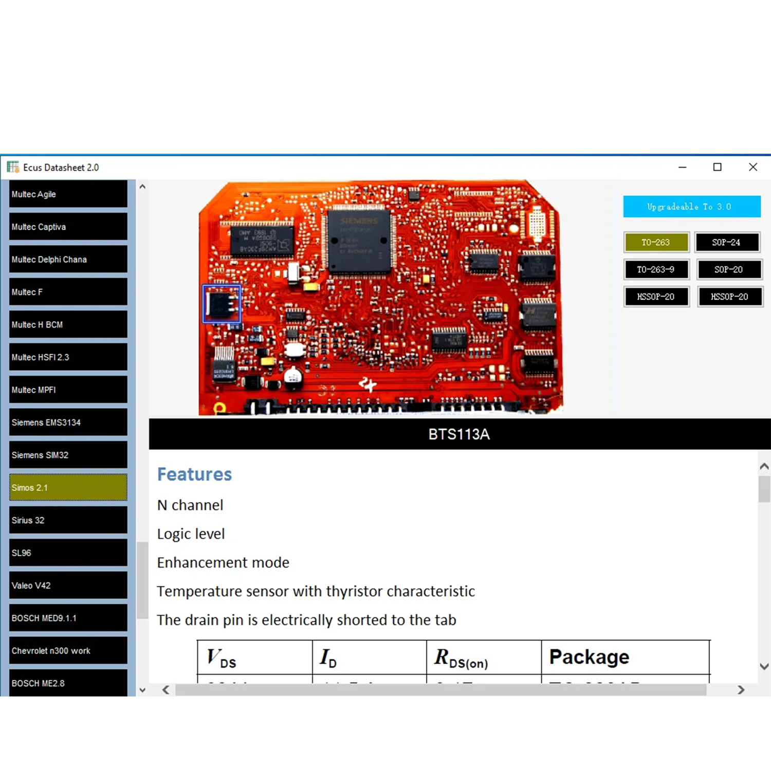 Ecus Datasheet 2.0 ECU Repair  - Embroidery Legacy Software avaliação e preço