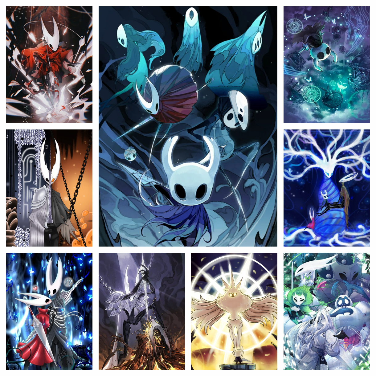 H-Hollow-K-Knight Diamond Pain - Embroidery H&M avaliação e preço