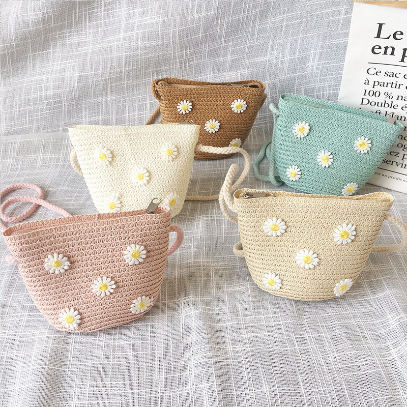 Summer Children's Straw Woven  - Embroidery Love avaliação e preço