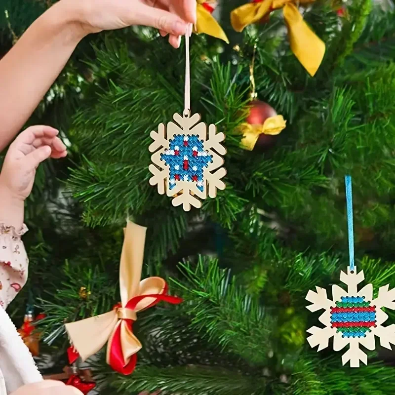 12Set Cross Stitch Hanging Pen - Embroidery Xmas Tree avaliação e preço
