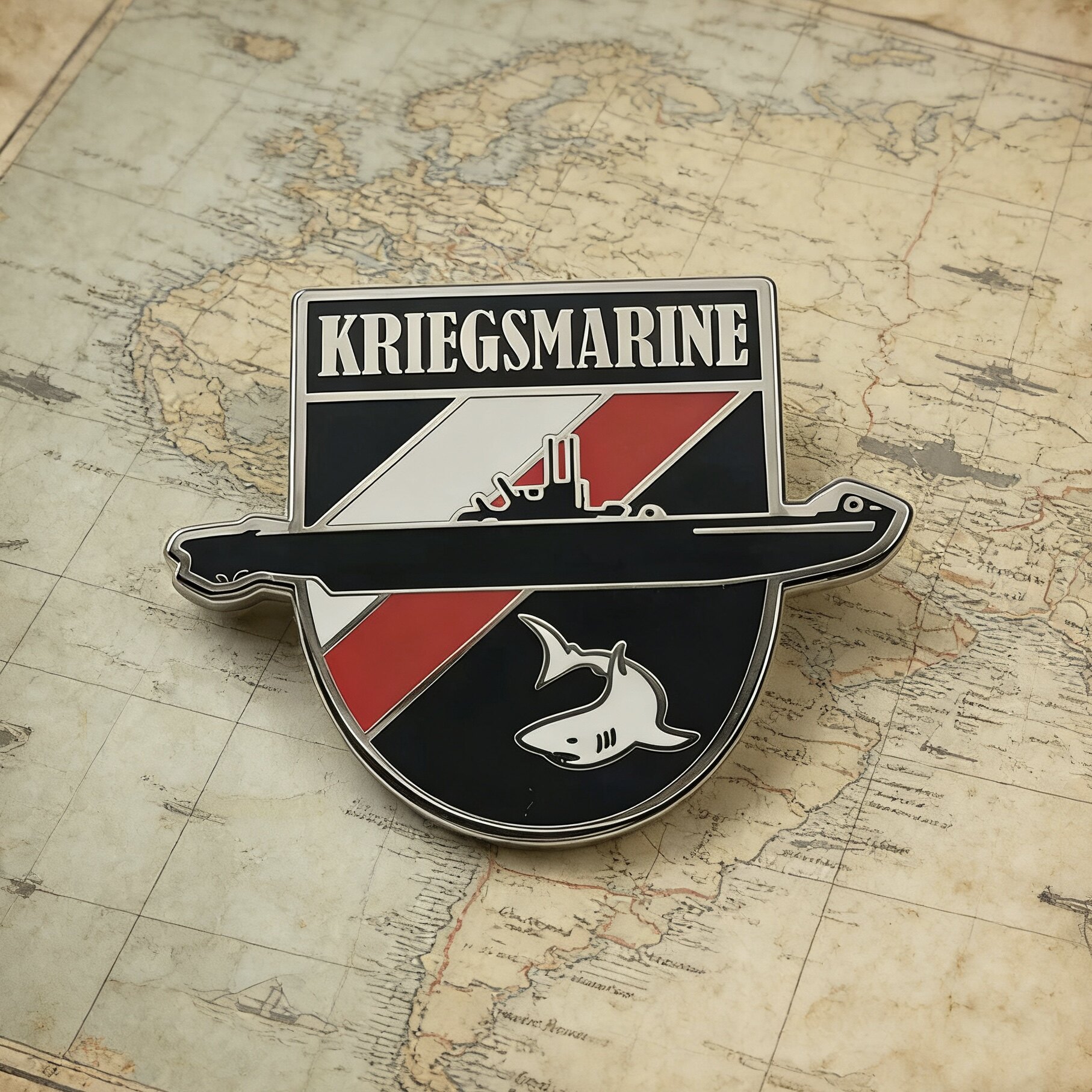 German U-Boat Submarine Emblem - Embroidery World avaliação e preço
