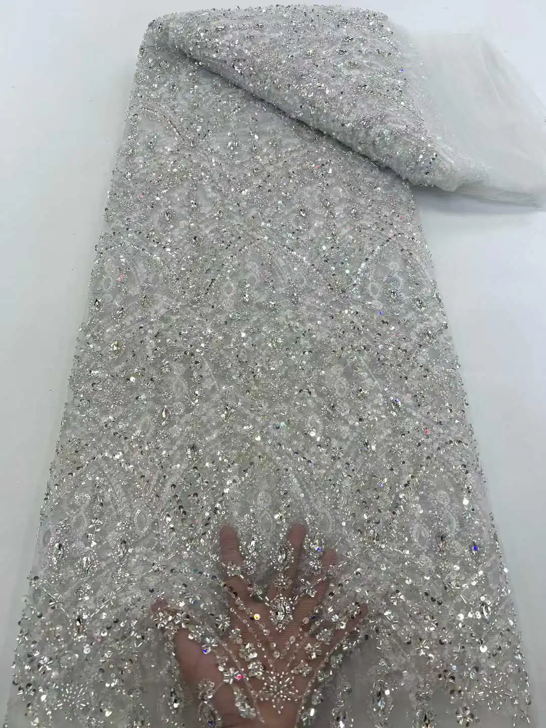 Hot Sale Exquisite Heavy Indus - Embroidery Net Dress avaliação e preço