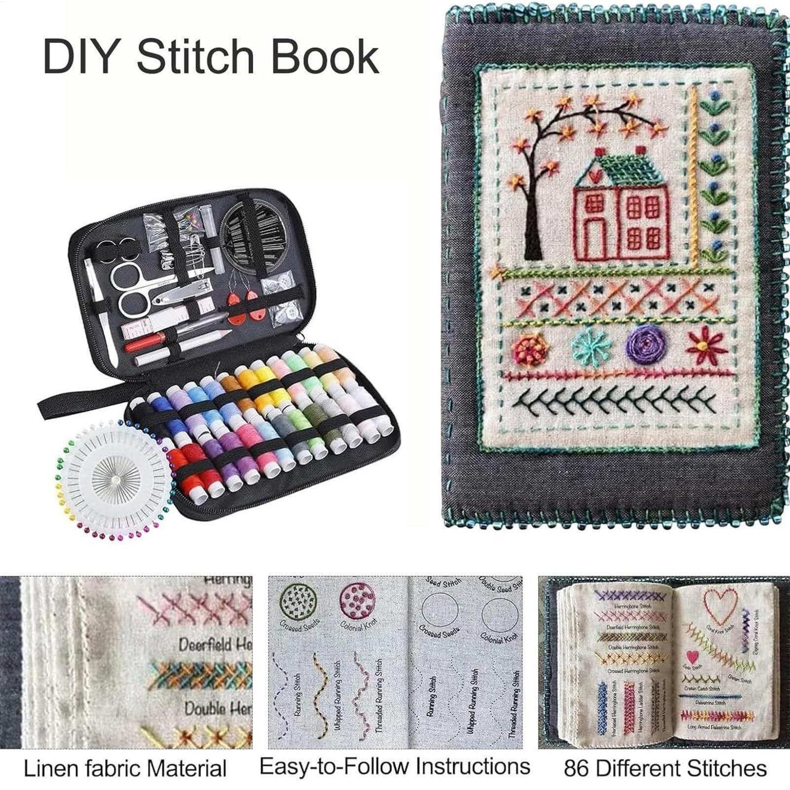 Embroidery Stitches Book Embro - Embroidery Guide Book avaliação e preço
