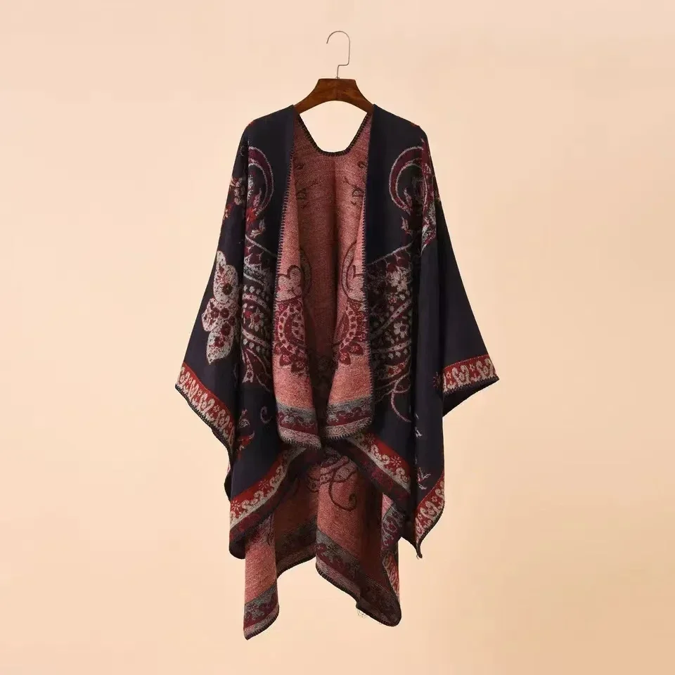 Patterned Faux Cashmere Warm S - Embroidery X Pattern avaliação e preço