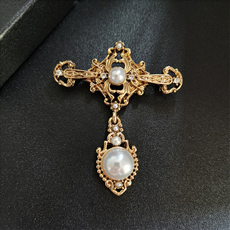 Retro Baroque Cross Openwork P - Embroidery Icon avaliação e preço