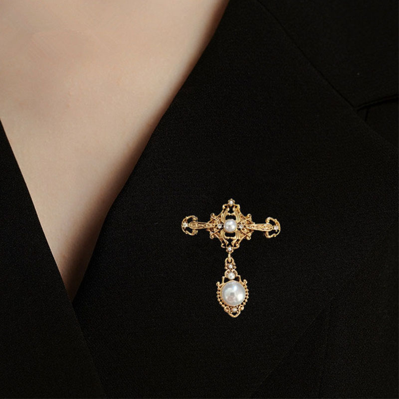 Retro Baroque Cross Openwork P - Embroidery Icon avaliação e preço