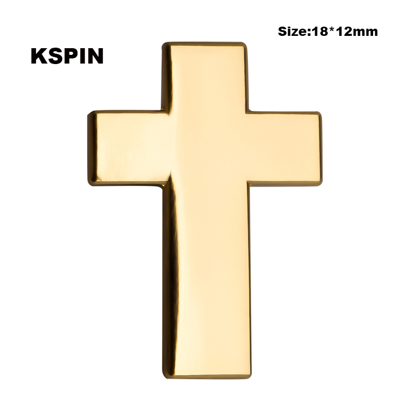 Silvery Cross Metal Badges On  - Embroidery Icon avaliação e preço