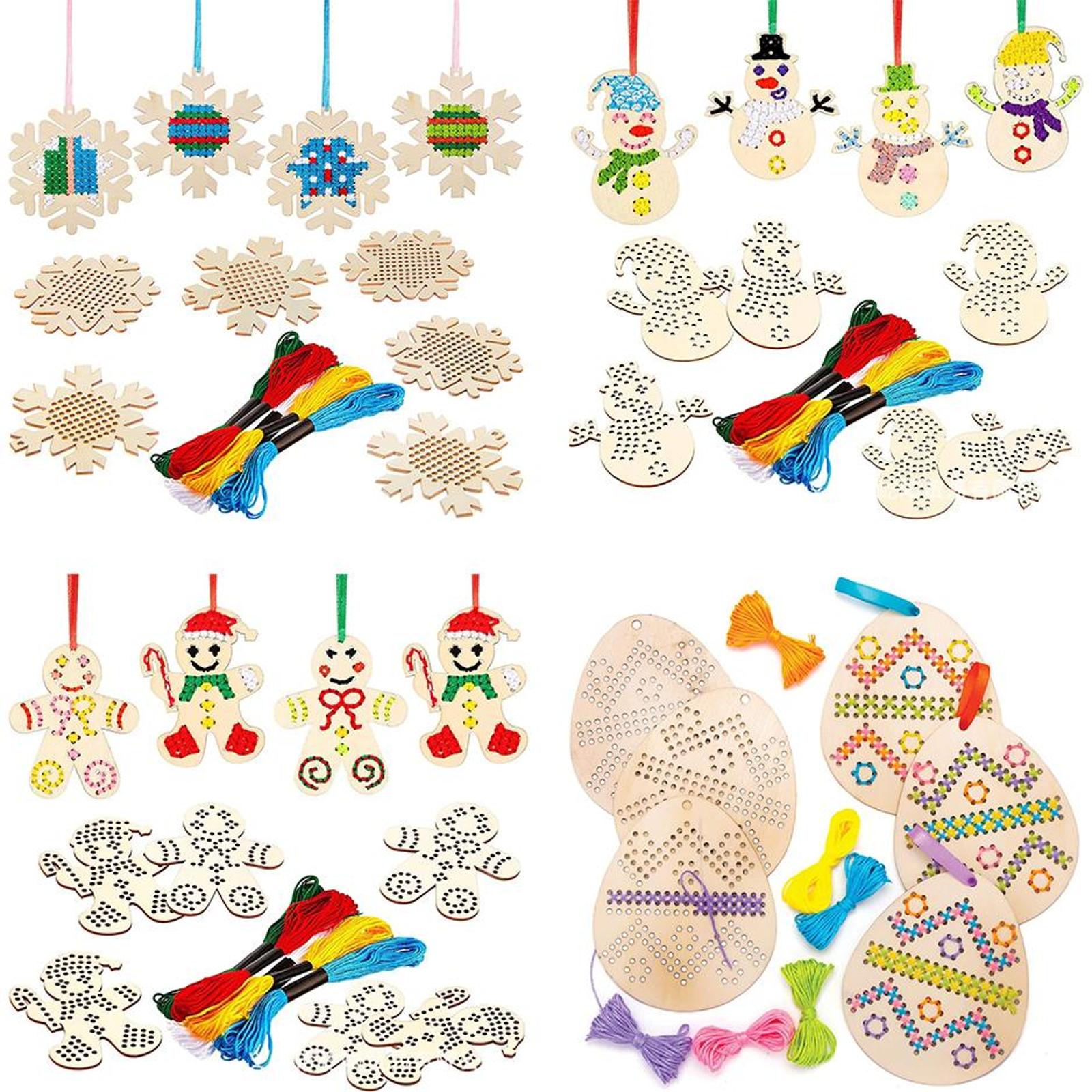 Cross Stitch Hanging Pendant E - Embroidery Xmas Tree avaliação e preço