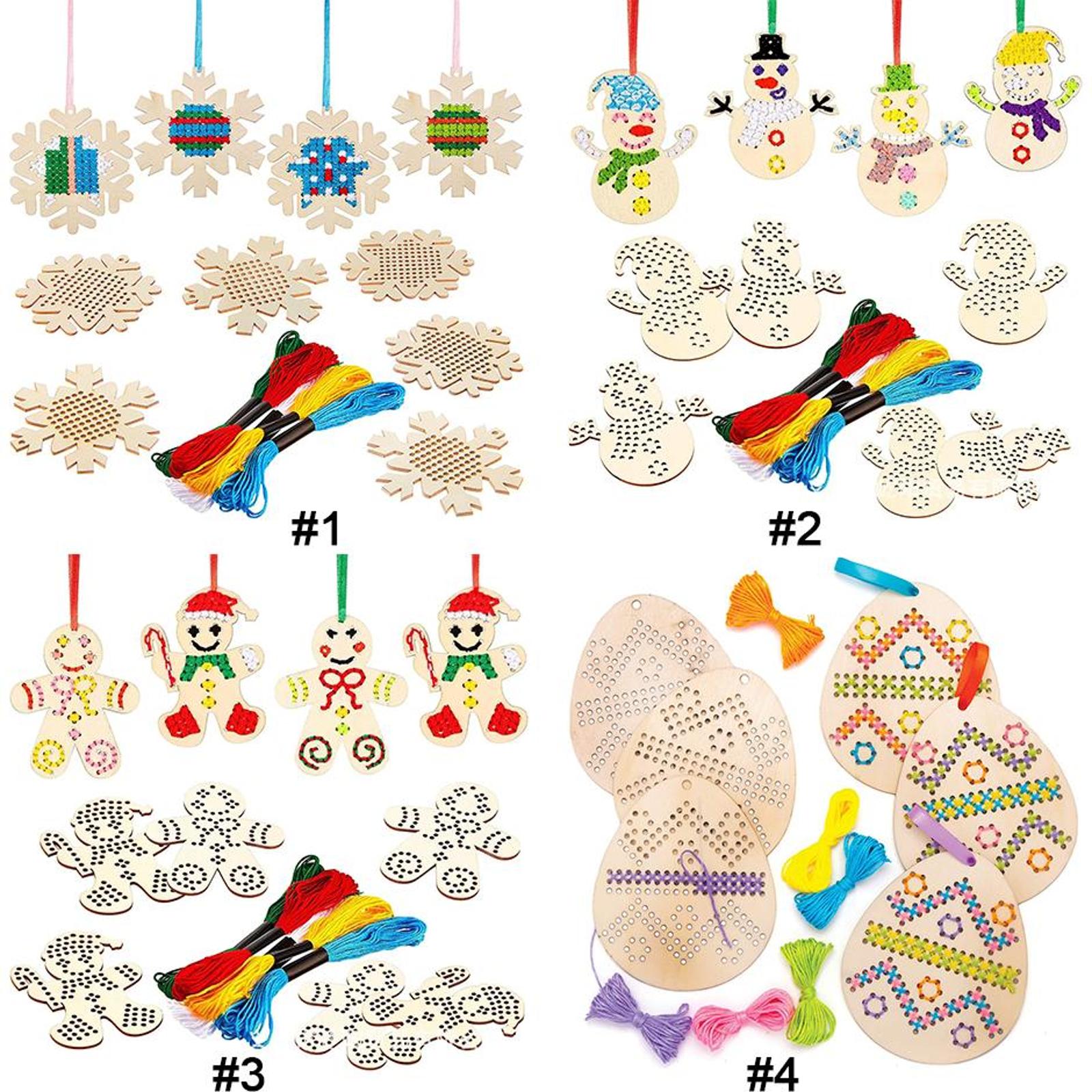 Cross Stitch Hanging Pendant E - Embroidery Xmas Tree avaliação e preço