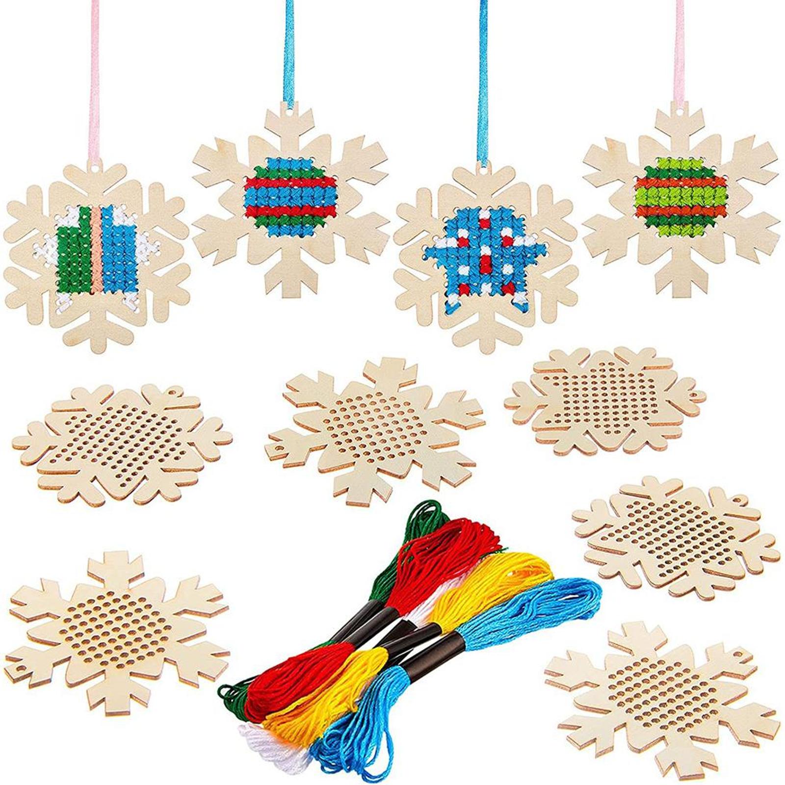 Cross Stitch Hanging Pendant E - Embroidery Xmas Tree avaliação e preço
