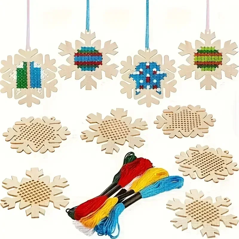 12Set Cross Stitch Hanging Pen - Embroidery Xmas Tree avaliação e preço
