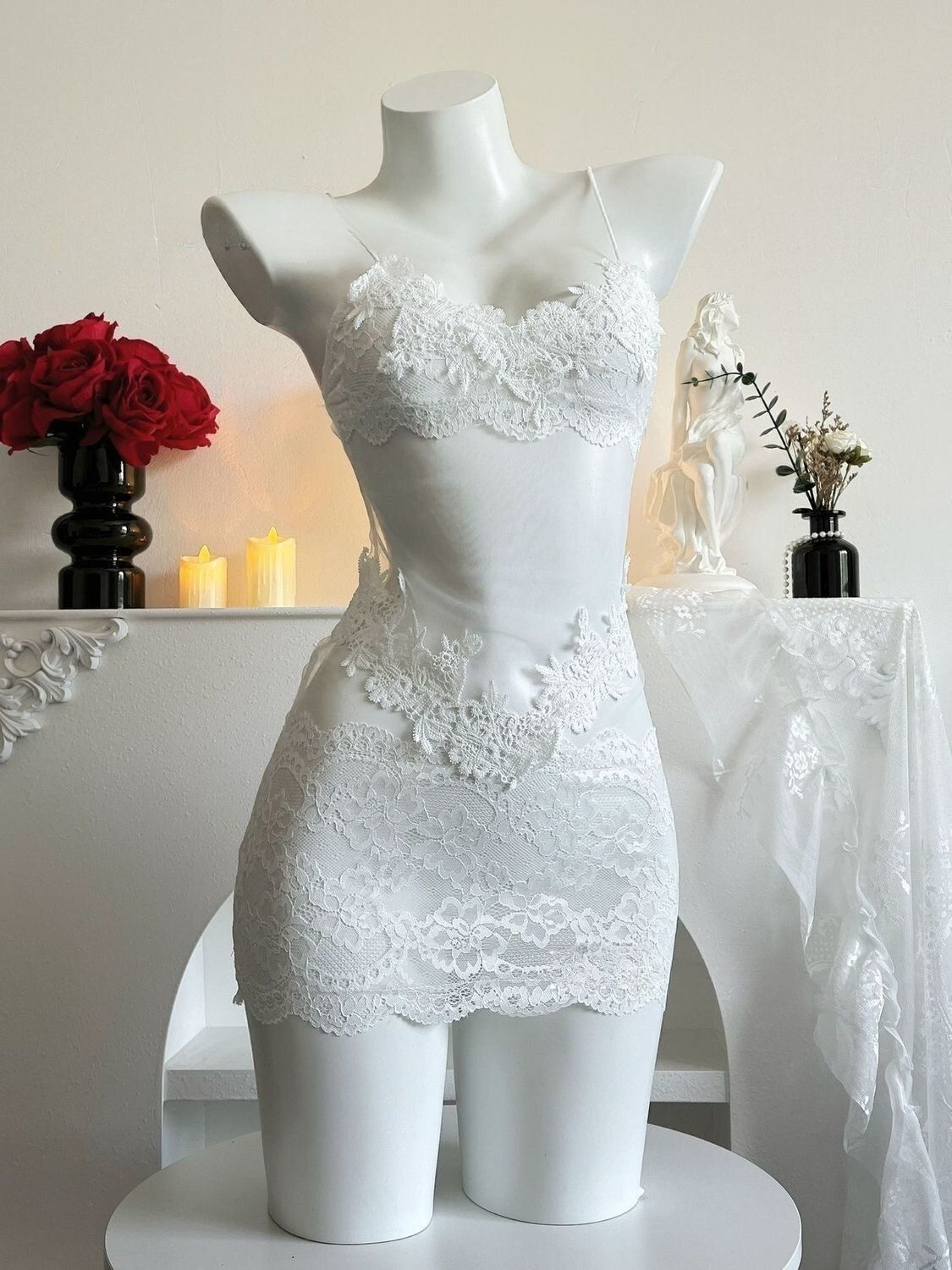 Sexy Lace Embroidery Strapless - Embroidery Lace avaliação e preço