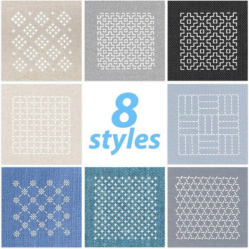 A96K-Geometric Pattern Embroid - Embroidery X Pattern avaliação e preço