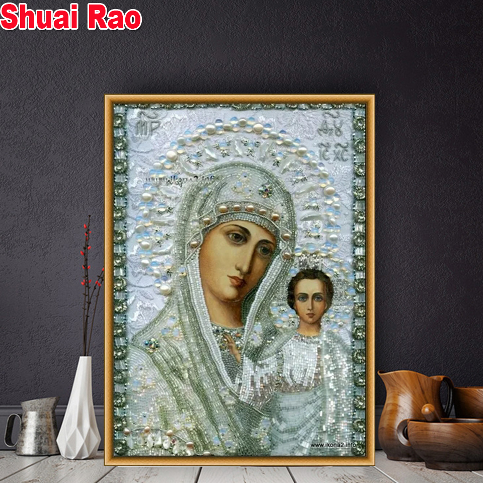 Kazan Icon of the Virgin relig - Embroidery Icon avaliação e preço