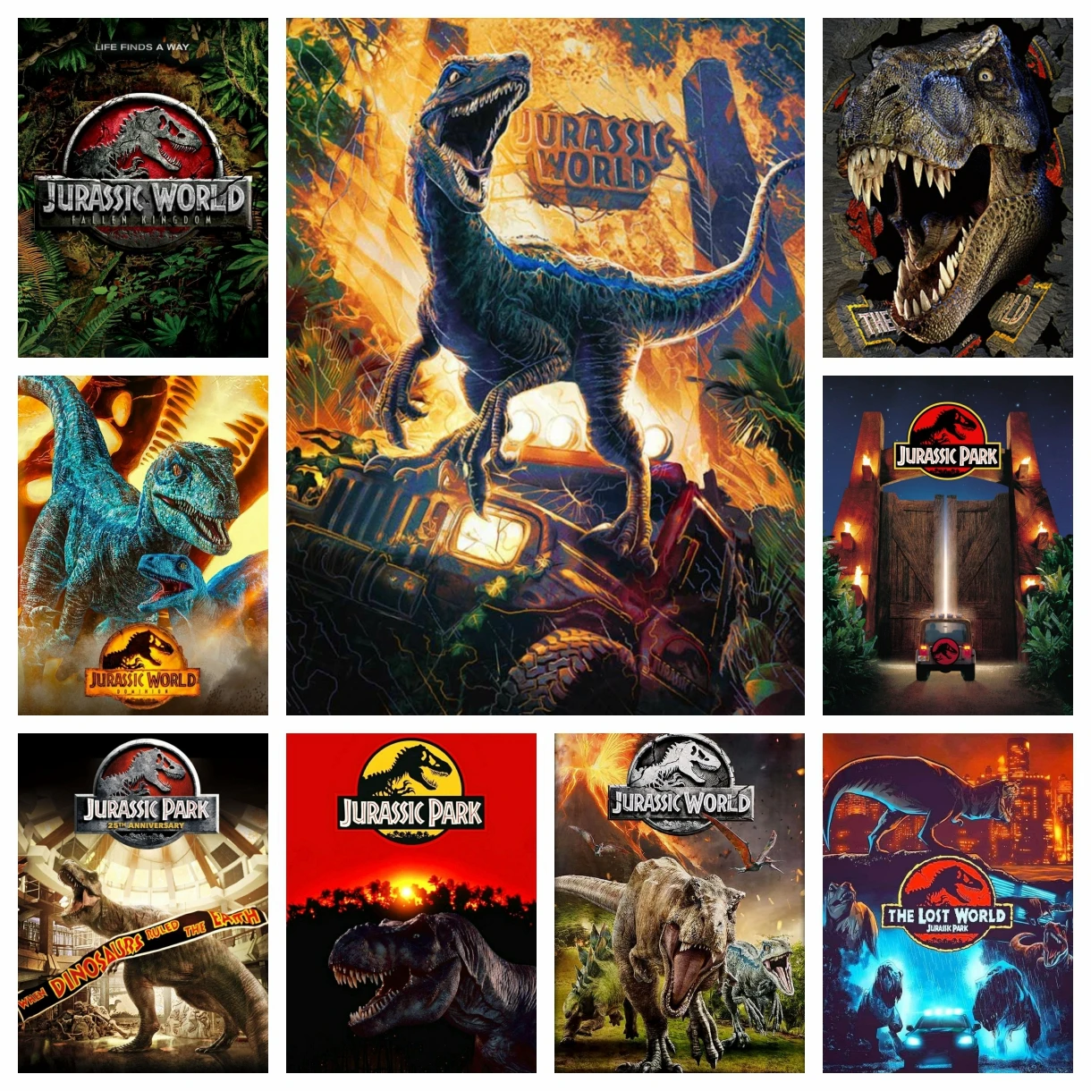 Jurassic World Diamond Paintin - Embroidery World avaliação e preço