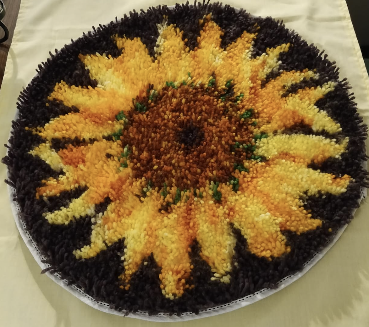 Latch Hook Rug Kit, Sunflower  - Embroidery X Pattern avaliação e preço