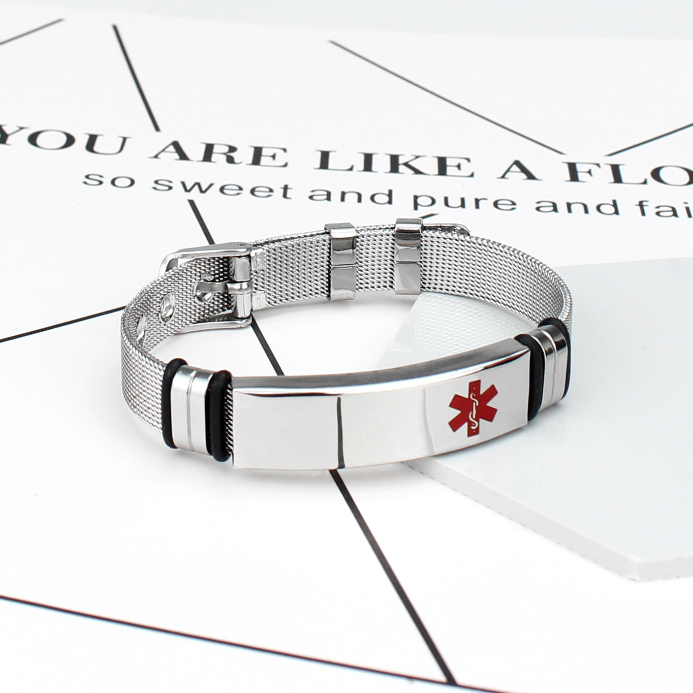 Punk SOS Medical Custom Text B - Embroidery Charm avaliação e preço
