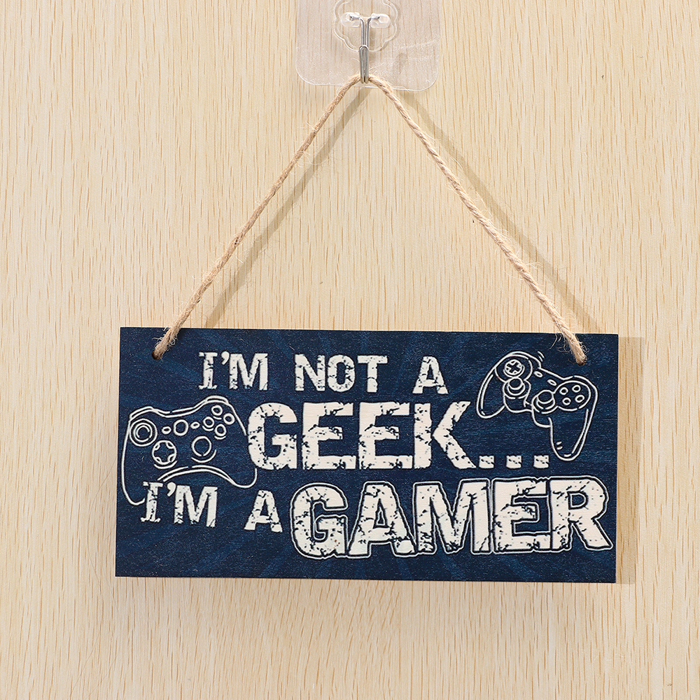 1PC Gaming Room Sign Wood Plaq - Embroidery Studio avaliação e preço