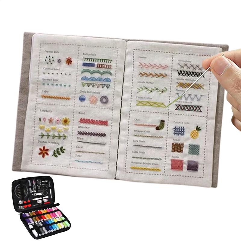 Embroidery Stitches Book Sewin - Embroidery Guide Book avaliação e preço