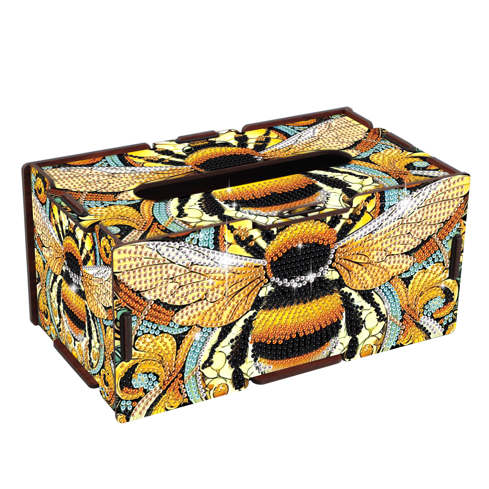 Diamond Art Painting Tissue Bo - Embroidery Yellow avaliação e preço