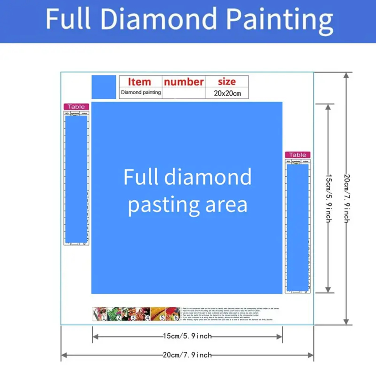5D Diamond Painting Set, Color - Embroidery H&M avaliação e preço