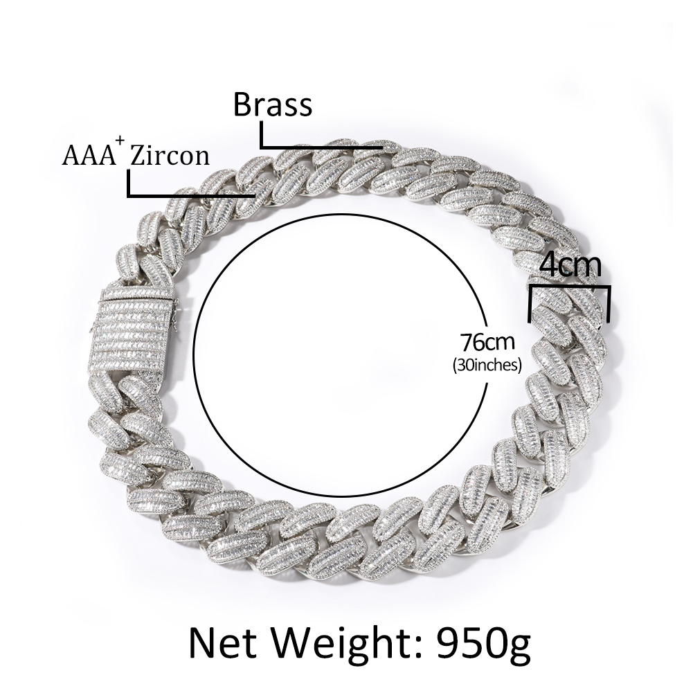 Uwin 40mm Big Heavy Miami Cuba - Embroidery Charm avaliação e preço