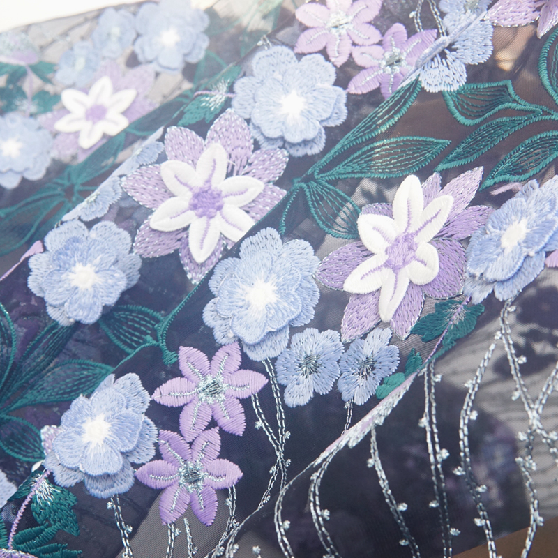 1yard High quality soft screen - Embroidery Net Dress avaliação e preço