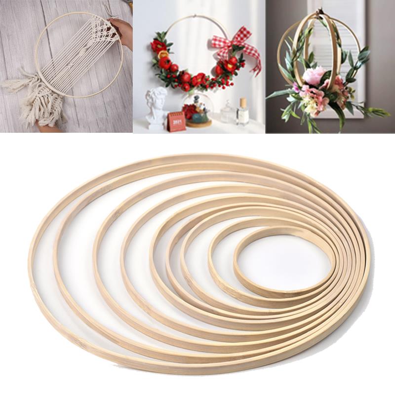 1/5Pcs 8-33cm Wooden DIY Handm - Embroidery Zone avaliação e preço